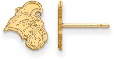 Image of Gold Plated 925 Silver Coastal Carolina University X-Small Post Earrings LogoArt