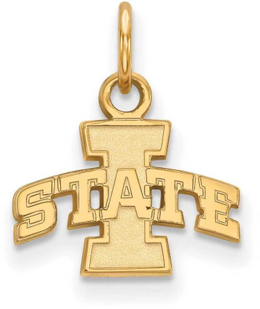 Image of Gold Plated Sterling Silver Iowa State University X-Small Pendant by LogoArt