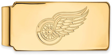 Gold Plated Sterling Silver NHL Detroit Red Wings Money Clip by LogoArt