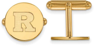 Image of Gold Plated Sterling Silver Rutgers Cuff Links by LogoArt