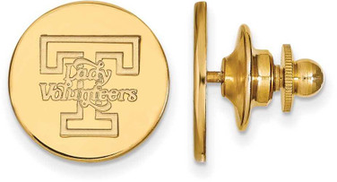 Image of Gold Plated Sterling Silver University of Tennessee Lapel Pin LogoArt (GP051UTN) Image of Gold Plated Sterling Silver University of Tennessee Lapel Pin LogoArt (GP051UTN)