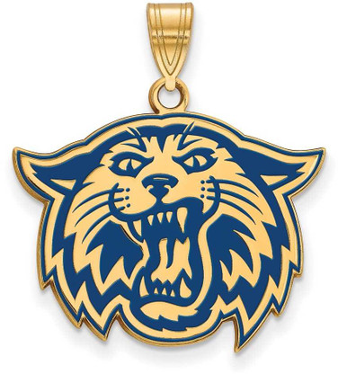 Image of Gold Plated Sterling Silver Villanova University Large Pendant LogoArt GP039VIL