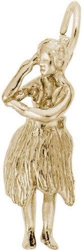 Image of Hawaiian Dancer Charm (Choose Metal) by Rembrandt