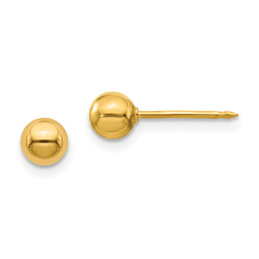 Image of 5mm Inverness 14K Yellow Gold 5mm Ball Post Earrings