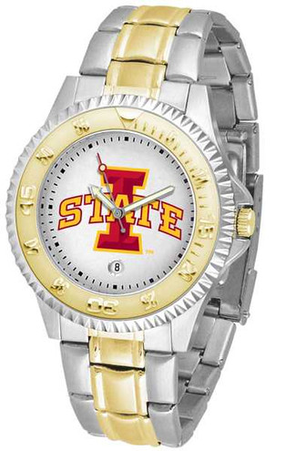 Image of Iowa State Cyclones Competitor Two Tone Mens Watch