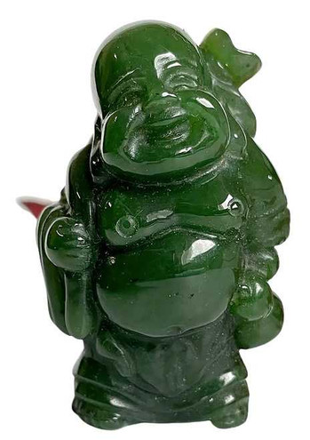 Image of Jade Traveling Buddha Figurine (J-TravelBuddha)