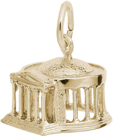Image of Jefferson Memorial Charm (Choose Metal) by Rembrandt