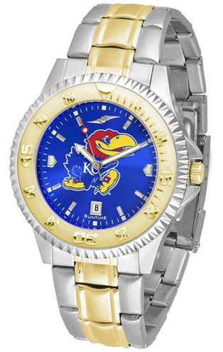 Image of Kansas Jayhawk Competitor Two Tone AnoChrome Mens Watch