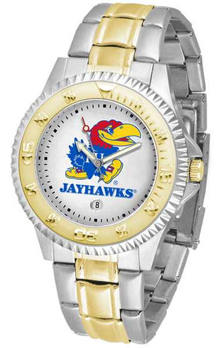 Image of Kansas Jayhawk Competitor Two Tone Mens Watch