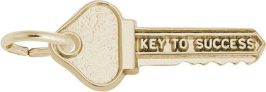 Image of Key To Success Charm (Choose Metal) by Rembrandt