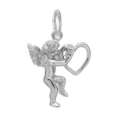 Image of Love Angel Charm (Choose Metal) by Rembrandt