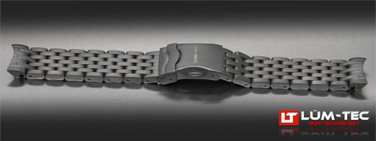 Lum-Tec Watches - Replacement Parts - Combat B Bracelet (24H Quartz Models) Stainless Steel