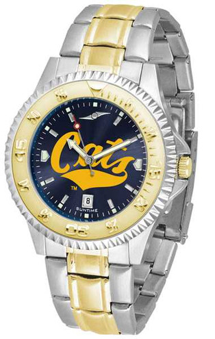 Image of Montana State Bobcats Competitor Two Tone AnoChrome Mens Watch