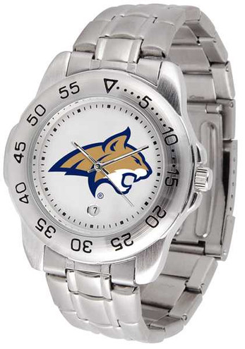 Image of Montana State Bobcats Sport Steel Mens Watch