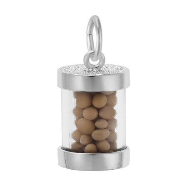 Image of Mustard Seeds Capsule Charm (Choose Metal) by Rembrandt