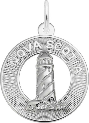 Image of Nova Scotia Lighthouse Ring Charm (Choose Metal) by Rembrandt