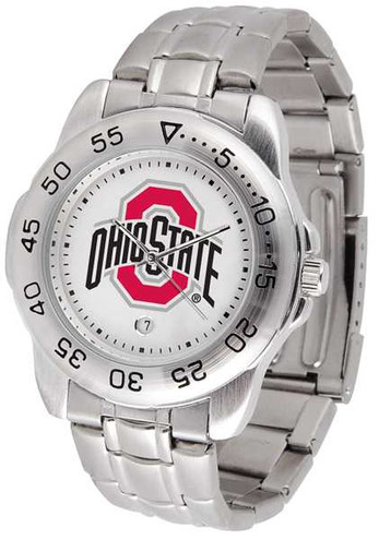 Image of Ohio State Buckeyes Sport Steel Mens Watch