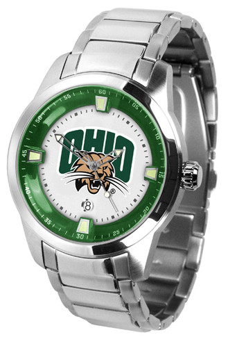 Image of Ohio University Bobcats Titan Steel Mens Watch