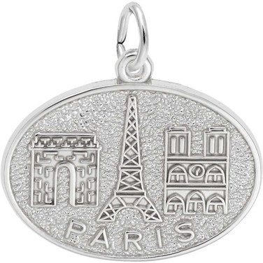 Image of Paris Monuments Charm (Choose Metal) by Rembrandt