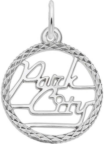 Image of Park City Faceted Charm (Choose Metal) by Rembrandt