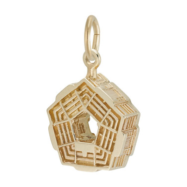 Image of Pentagon Charm (Choose Metal) by Rembrandt