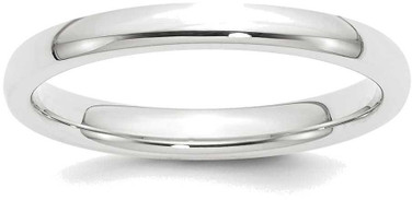 Image of Platinum 2.5mm Comfort-Fit Wedding Band Ring