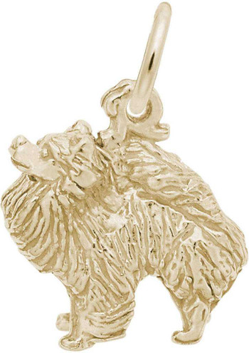 Image of Pomeranian Charm (Choose Metal) by Rembrandt