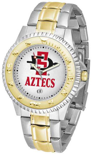 Image of San Diego State Aztecs Competitor Two Tone Mens Watch
