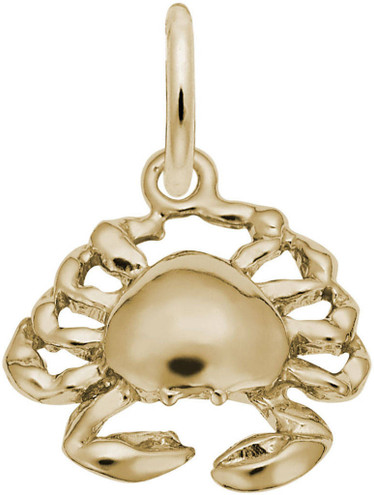 Small Crab Charm (Choose Metal) by Rembrandt