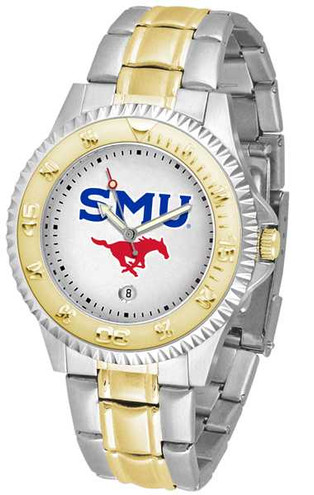 Image of Southern Methodist University Mustangs Competitor Two Tone Mens Watch