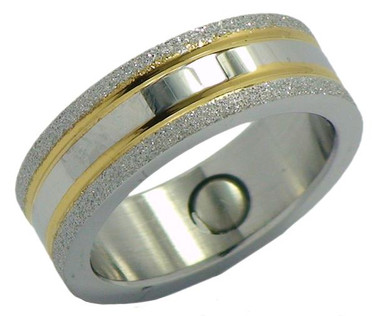 Starglitter Stainless Steel Magnetic Ring (SRQ4)