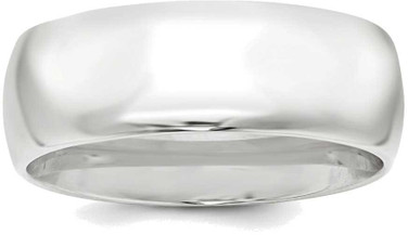 Image of Sterling Silver 8mm Comfort Fit.5 Band Ring