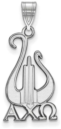 Image of Sterling Silver Alpha Chi Omega Medium Pendant by LogoArt (SS036ACO) Image of Sterling Silver Alpha Chi Omega Medium Pendant by LogoArt (SS036ACO)