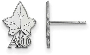 Image of Sterling Silver Alpha Phi X-Small Post Earrings by LogoArt (SS038APH)