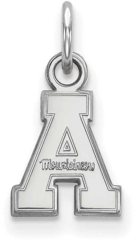 Image of Sterling Silver Appalachian State University X-Small Pendant by LogoArt