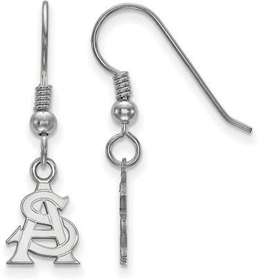 Image of Sterling Silver Arizona State University X-Small Dangle Earrings by LogoArt