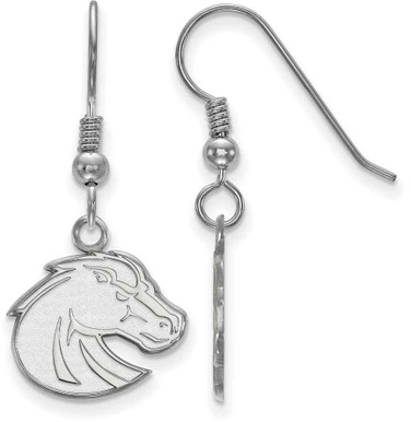 Image of Sterling Silver Boise State University Small Dangle Earrings by LogoArt