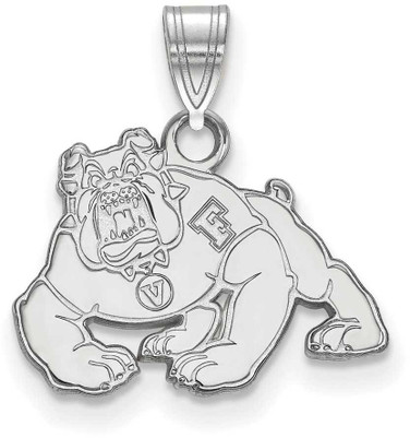 Image of Sterling Silver California State University Fresno Small Pendant by LogoArt