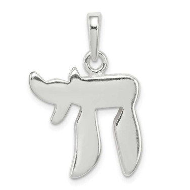 Image of Sterling Silver Chai Pendant QC2886