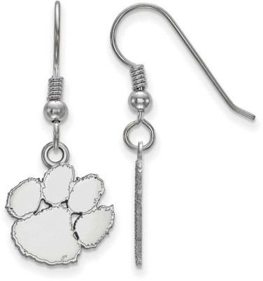 Image of Sterling Silver Clemson University Small Dangle Earrings by LogoArt