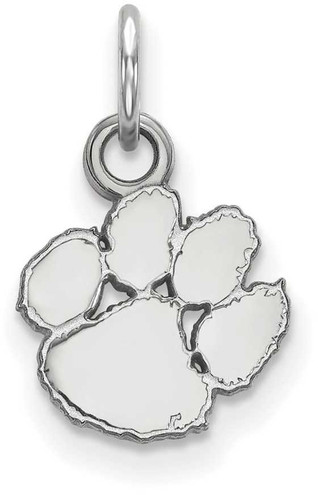 Image of Sterling Silver Clemson University X-Small Pendant by LogoArt