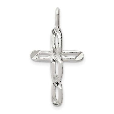 Image of Sterling Silver Cross Pendant QC1879