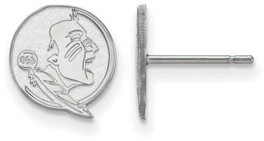 Image of Sterling Silver Florida State University X-Small Post Earrings LogoArt SS049FSU