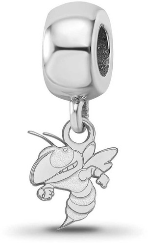 Image of Sterling Silver Georgia Institute of Technology X-Small Dangle Bead by LogoArt