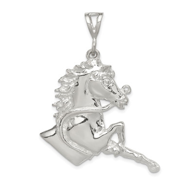 Sterling Silver Horse Pendant QC2650