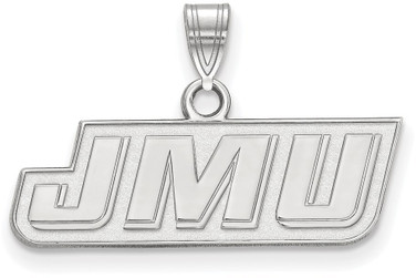 Sterling Silver James Madison University Small Pendant by LogoArt (SS013JMU)