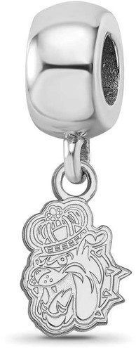 Image of Sterling Silver James Madison University X-Small Dangle Bead Charm by LogoArt