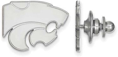 Image of Sterling Silver Kansas State University Lapel Pin by LogoArt (SS011KSU)