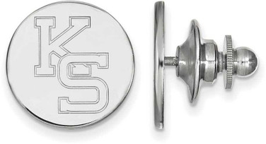 Image of Sterling Silver Kansas State University Lapel Pin by LogoArt (SS052KSU)