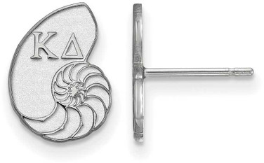 Image of Sterling Silver Kappa Delta X-Small Post Earrings by LogoArt (SS038KD)